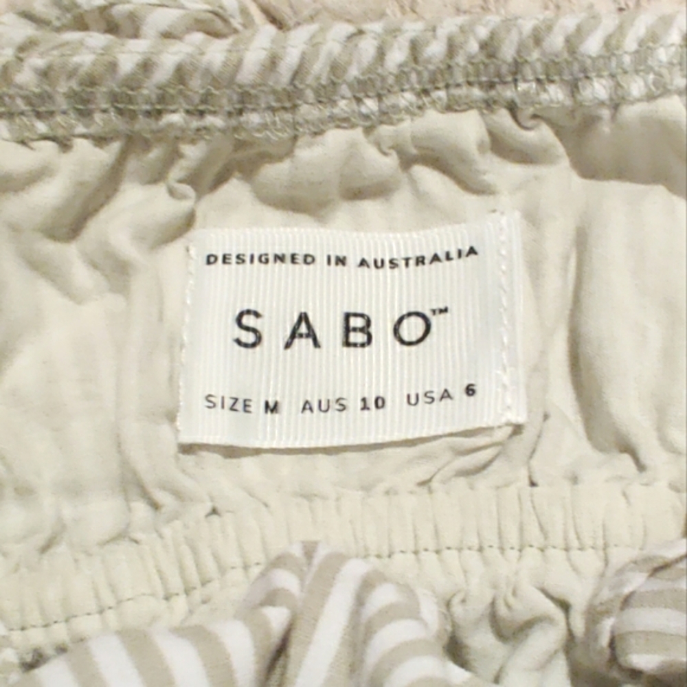 Sabo Skirt Blakely Off Shoulder Dress Medium - Picture 8 of 10